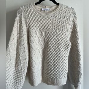 FRAME Denim Wool Fisherman Sweater